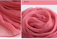 high quality 100% polyester 75D pure georgette woven chiffon fabric for lady crinkle crepe chiffon maxi dresses