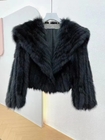 FAUX FUR Luxury fashion and elegent coatings static-free keep body warm in cold weather hand feeling soft like real fur