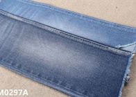unifi repreve denim fabric recycled material dark blue soft jeans fabric