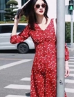 100% Silk 18MM Elastic Crepe DE Chine Spring and Summer New design for Women Fashion Dress
