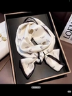 100% Silk 14MM for Girls fashion Scarf with luxury designs