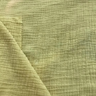 100% Recycled Polyester GRS OK-TEX Double Crepe fabrics for Dress Baby Clothes comfortable absorb sweat