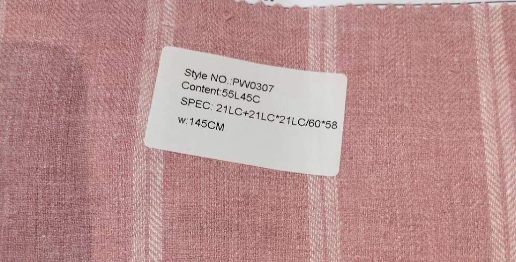 Cotton+Linen Plant dye Fabrics OEKO-TEX BCI GRS PDS certificate any colors for all Comfortable shirts  Anti-microbial