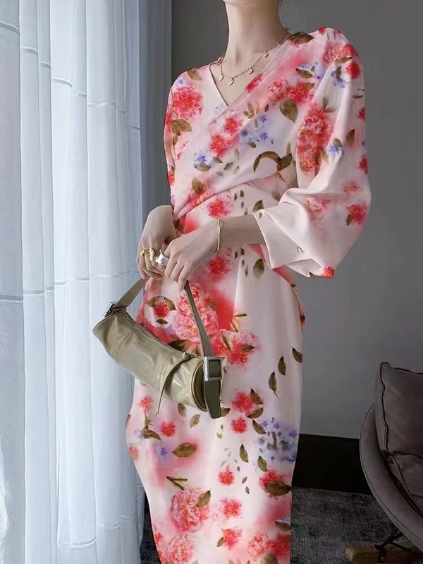 100% Silk  Elastic double Joe 16MM Anti-Wrinkle for Girl fashion Dress with luxury OEM designs
